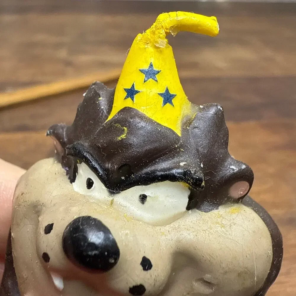 Tasmanian Devil TAZ Looney Tunes Warner Brothers VTG '95 Birthday Candle Unused